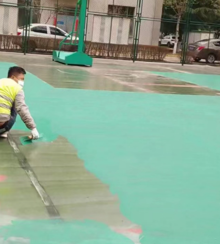 保亭球场地面翻新